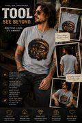 Tool Inspired Eye Graphic Shirt Alternative Rock Tee Dark Heather Band Shirt Gothic Streetwear Unisex Graphic T Shirt