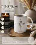 Occult Symbol Ceramic Mug — Minimalist Black Sigil Coffee Cup (11oz/15oz)