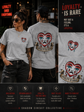 Loyalty Is Rare Graphic Tattoo Inspired Streetwear Shirt Retro Crying Heart Tee Edgy Unisex T Shirt Alternative Fashion  Emotional Graphic