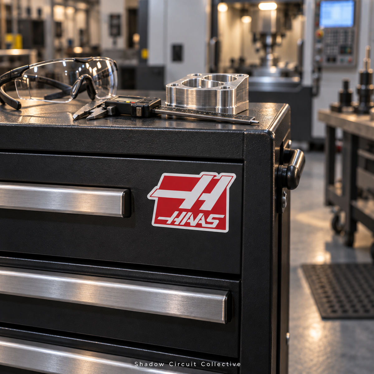 Haas Racing Logo Kiss-Cut Sticker — Red Motorsport Laptop Decal