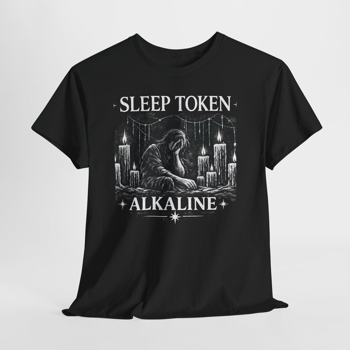 Sleep Token Alkaline Shirt Gothic Alternative Band Inspired Graphic Tee Unisex Heavy Cotton T Shirt Metal Music Fan Gift