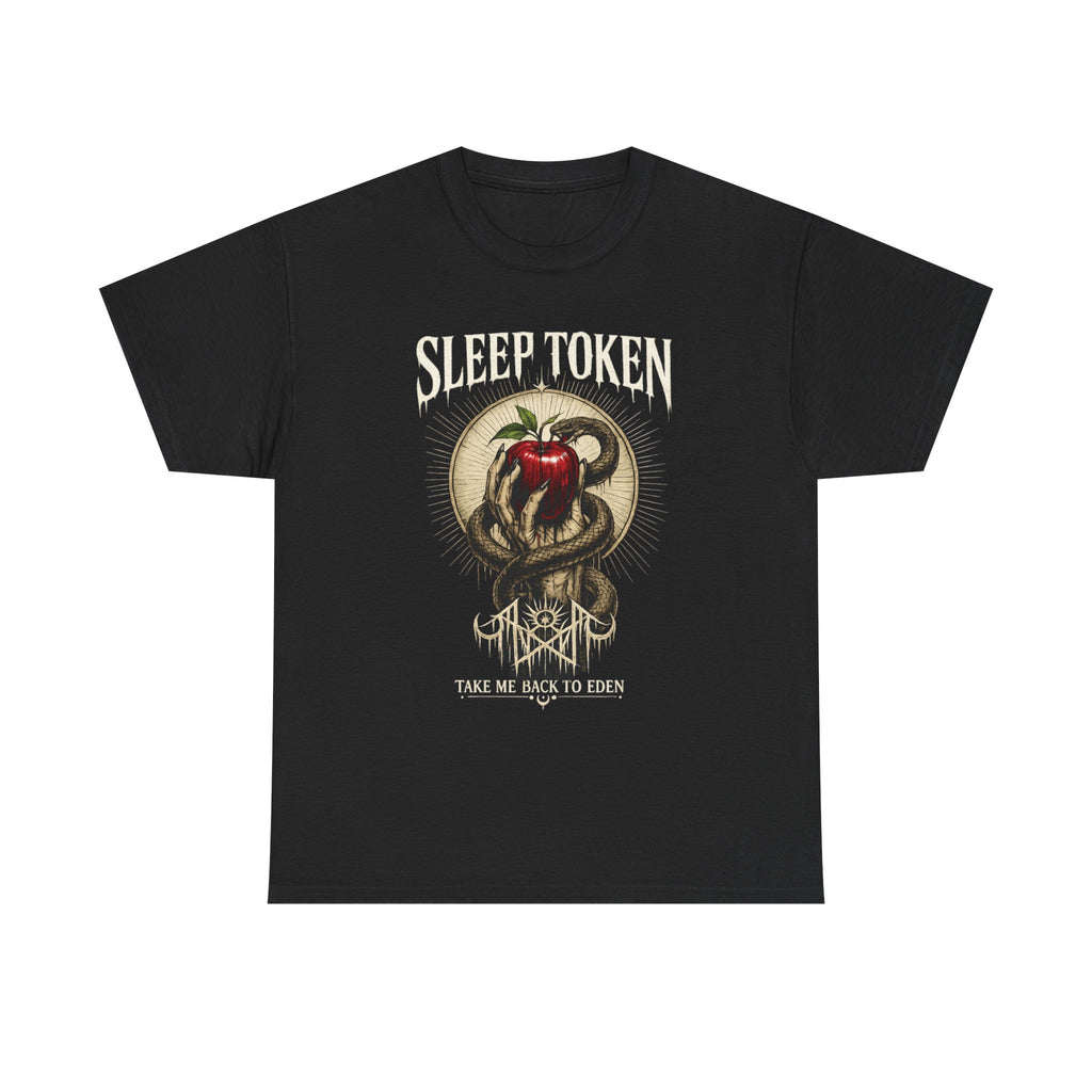 Sleep Token Take Me Back To Eden Shirt  Dark Aesthetic Graphic Tee Alternative Band Inspired Apparel Snake & Apple Streetwear Unisex Tee