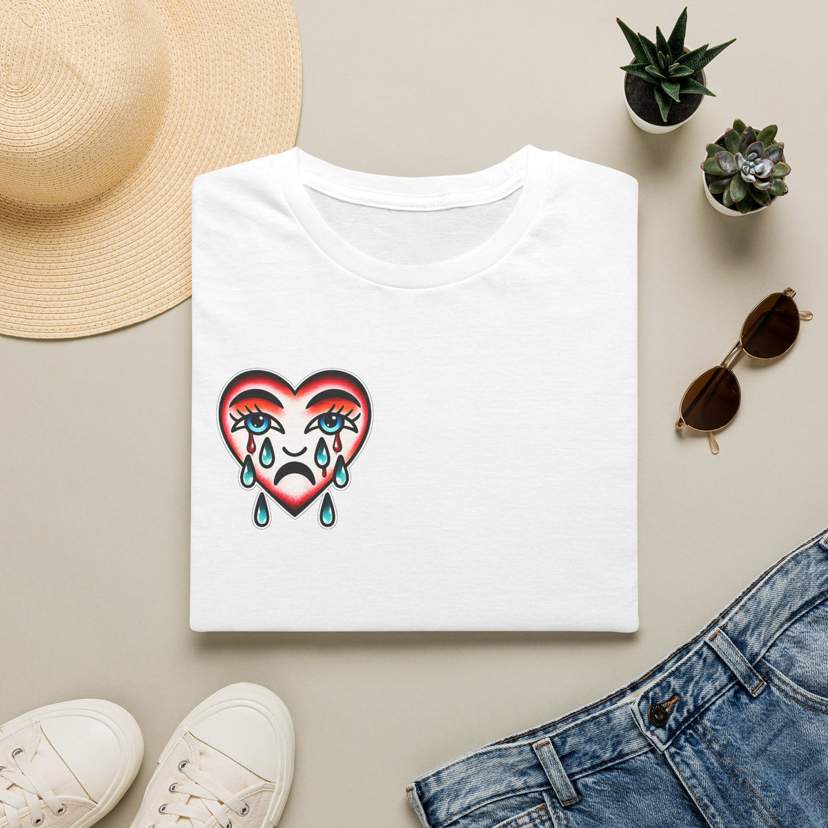 Loyalty Is Rare Graphic Tattoo Inspired Streetwear Shirt Retro Crying Heart Tee Edgy Unisex T Shirt Alternative Fashion  Emotional Graphic
