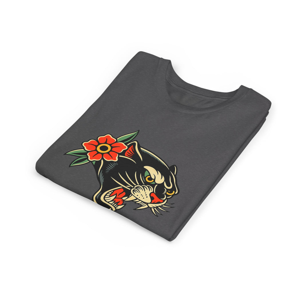 Youth Traditonal Tattoo Panther Short Sleeve Tee