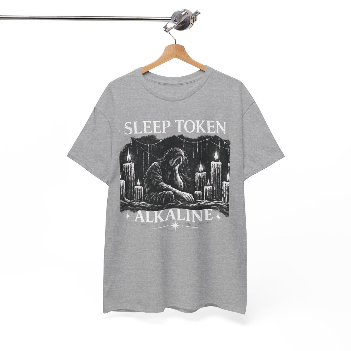 Sleep Token Alkaline Shirt Gothic Alternative Band Inspired Graphic Tee Unisex Heavy Cotton T Shirt Metal Music Fan Gift