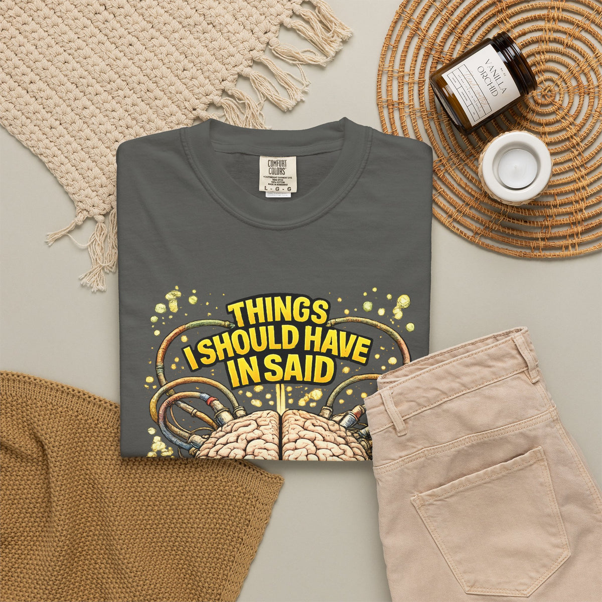 T-Shirt — "Things I Should Have Said" 2007 Brain & Beakers Graphic Tee