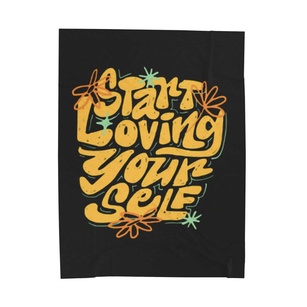 Start Loving Yourself Premium Fleece Blanket