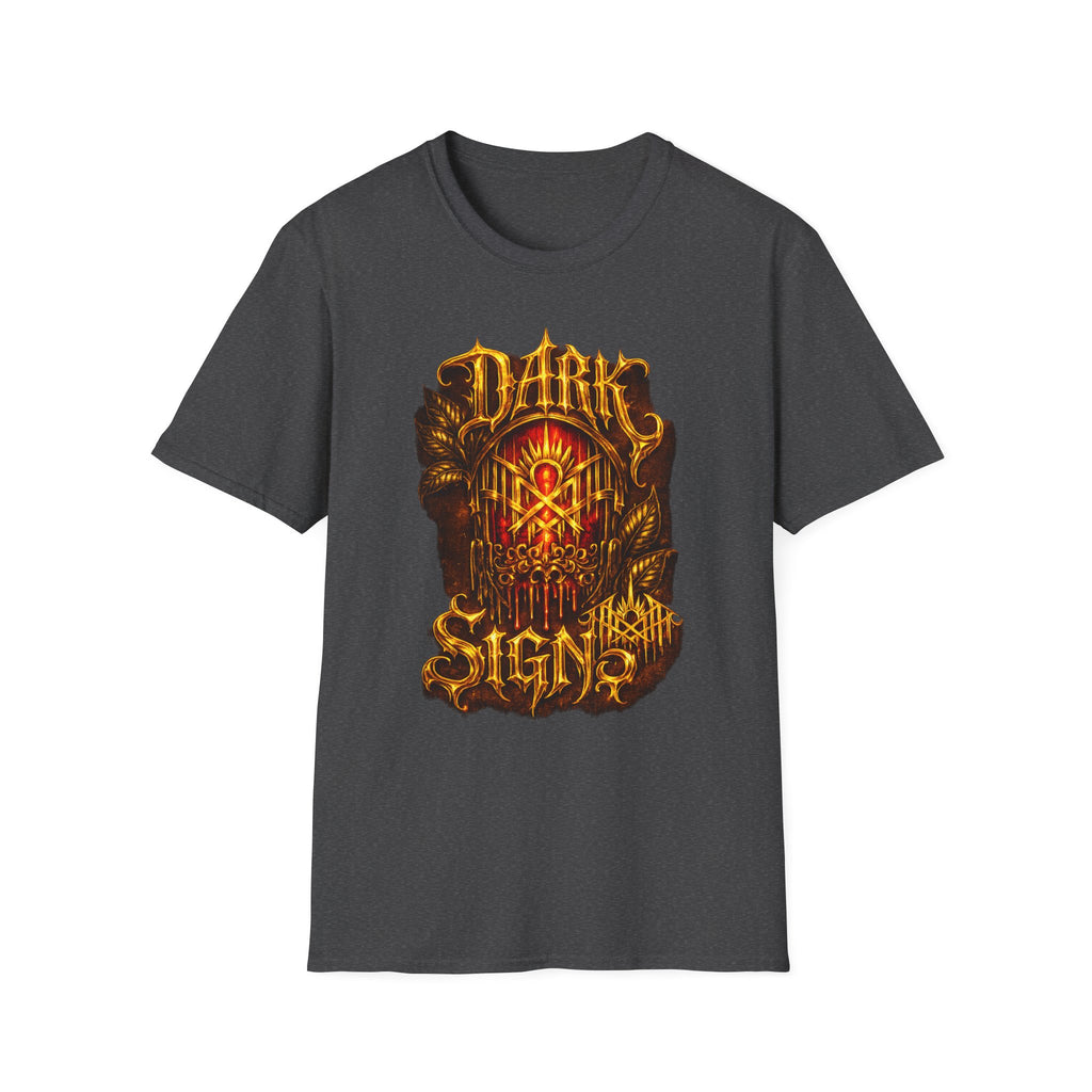 DARK SIGN Gothic Graphic T Shirt Red Alternative Streetwear Heavy Metal Aesthetic Tee Dark Fantasy Shirt Unisex Punk Grunge Apparel