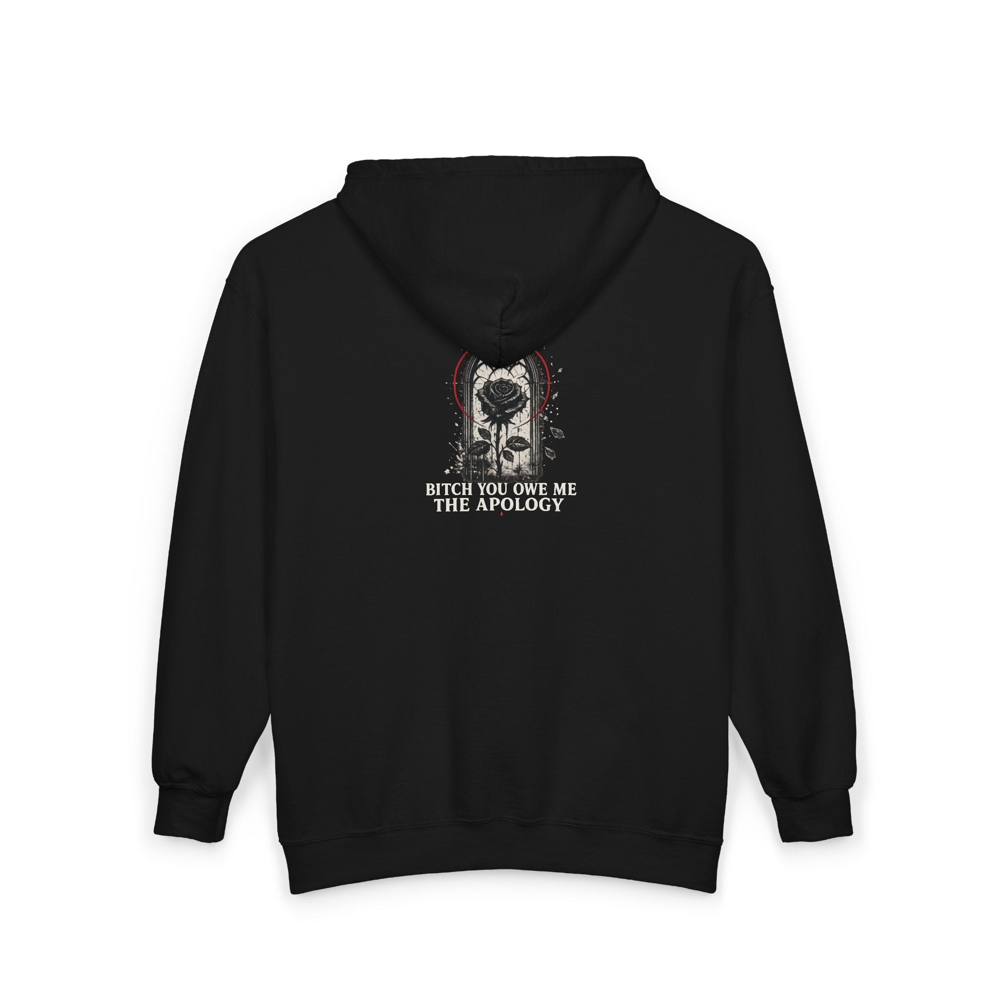 Bad Omens Zip Hoodie Gothic Streetwear Hoodie Left For Good Graphic Hoodie Dark Aesthetic Hoodie Unisex Alternative Clothing Band