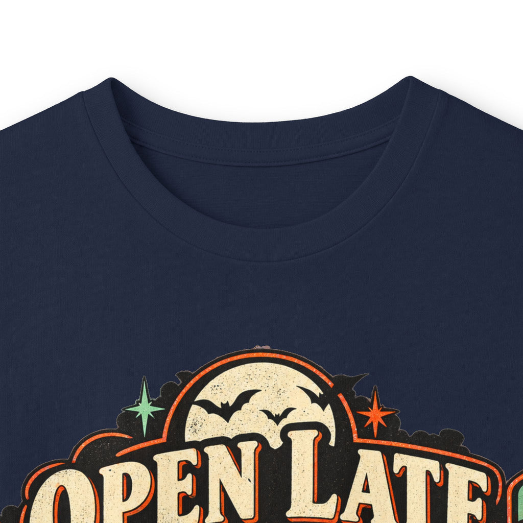 Open Late Spirited ghosts diner Long Sleeve Tee | Night Shift Diner