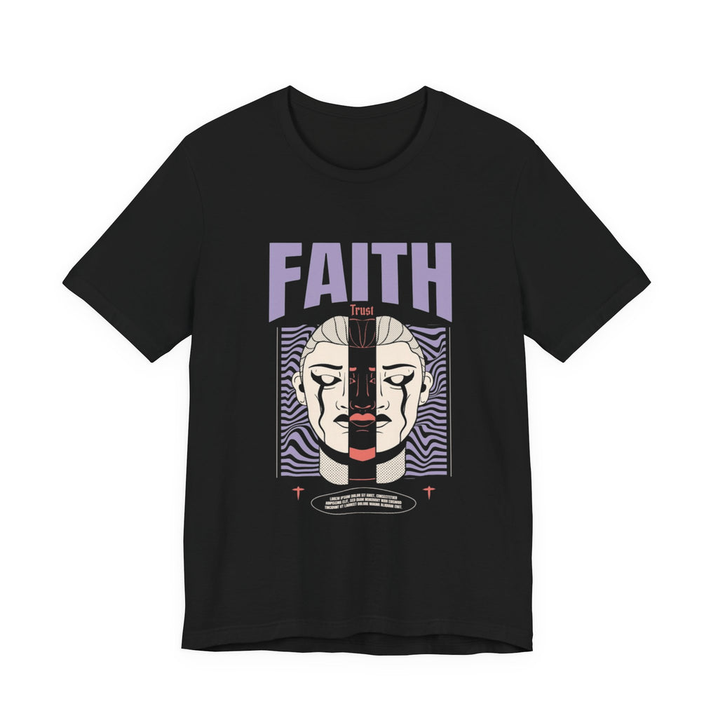 Faith Graphic T Shirt Streetwear Aesthetic Tee Minimalist Religious Art Shirt Modern Spiritual Shirt Unisex Bella Canvas Tee