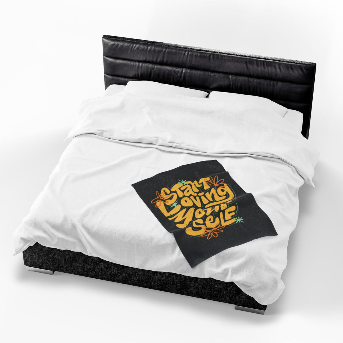Start Loving Yourself Premium Fleece Blanket