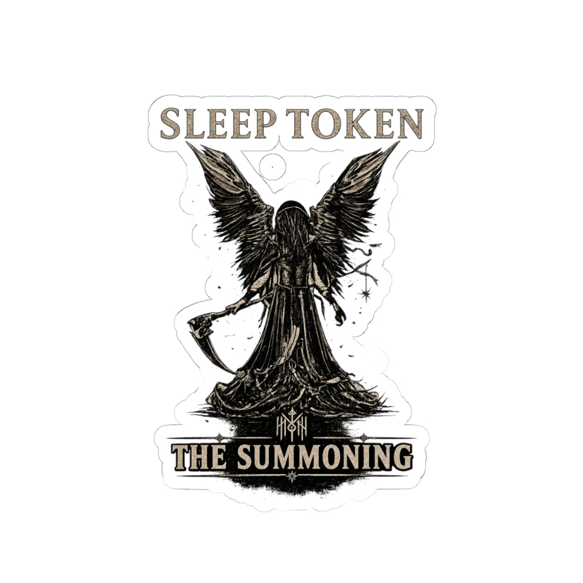Sleep Token "The Summoning" Sticker — Gothic Band Kiss-Cut Decal
