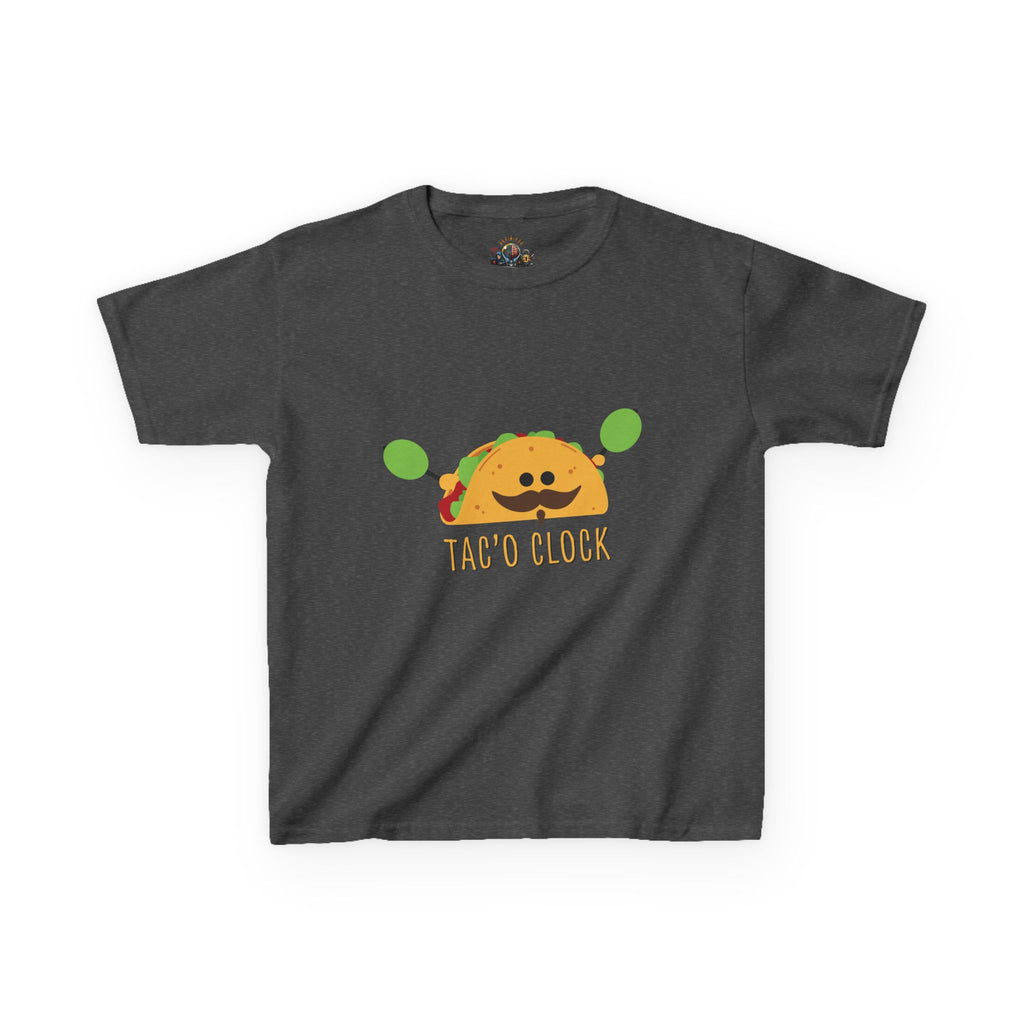 Kids Taco Shirt Taco Clock Funny Taco Shirt Cute Kids Graphic Tee Funny Food Shirt Kids Gift Taco Lover Shirt