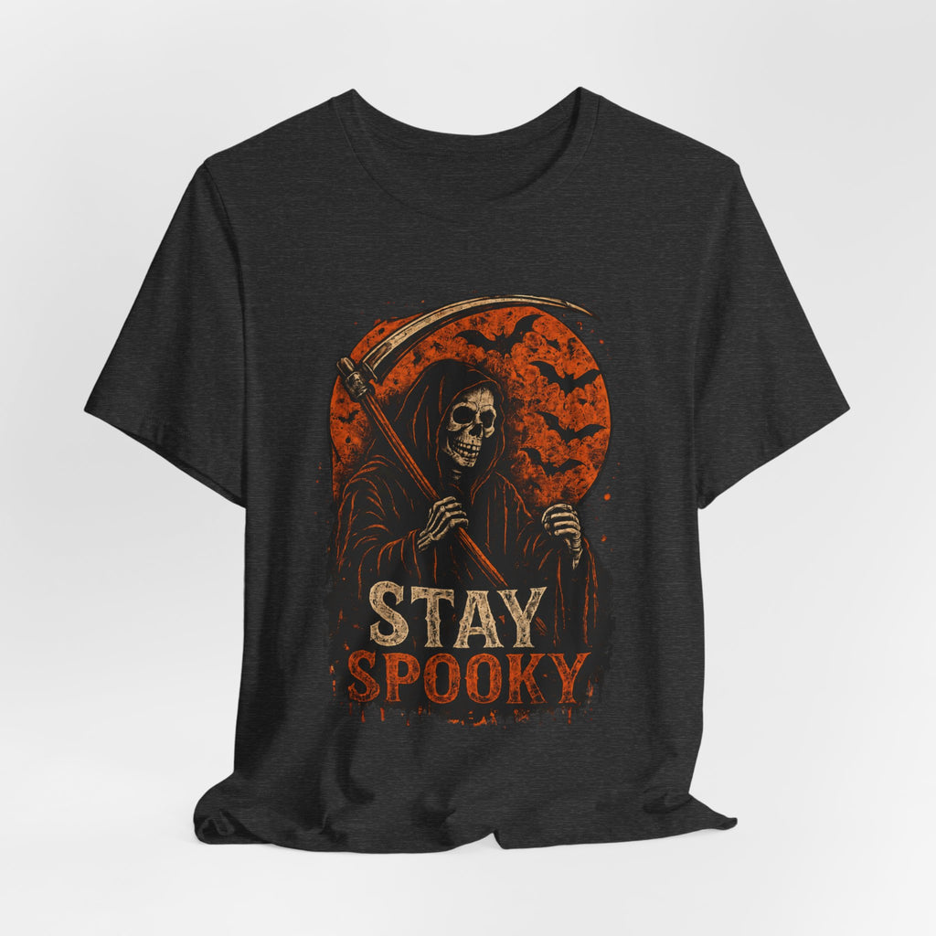 Stay Spooky Grim Reaper Tee — Halloween Graphic T-Shirt
