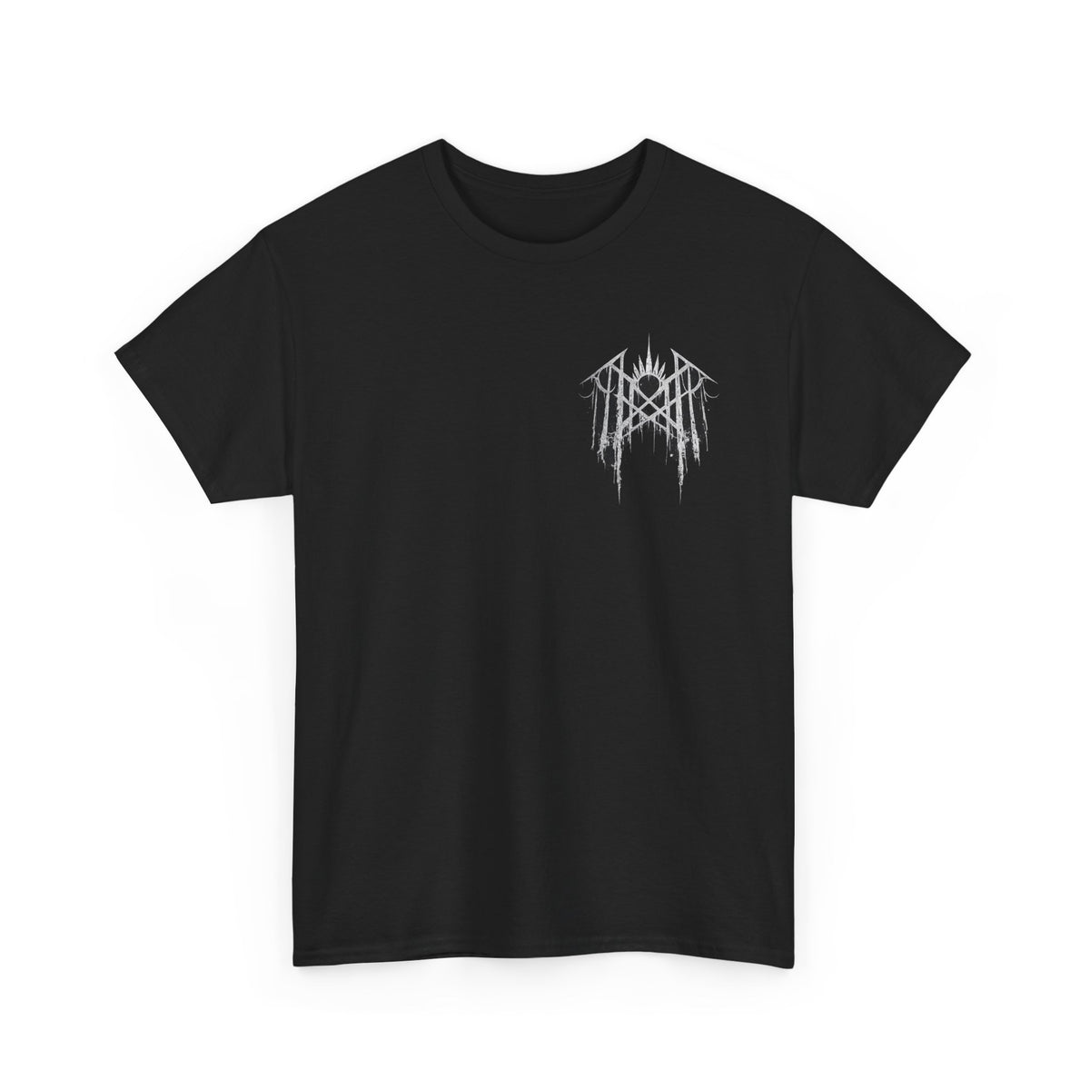 Worship Gothic Moon Tee — Dark Cathedral Graphic T-Shirt