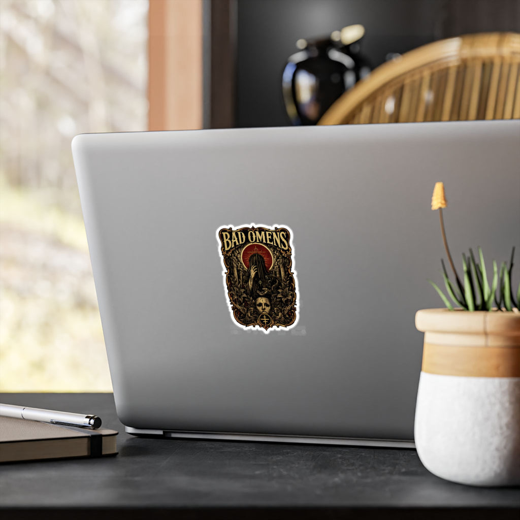 Bad Omens Inspired Gothic Vinyl Sticker Dark Alternative Rock Decal Waterproof Laptop Sticker Water Bottle Decal Music Fan Gift