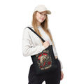 Not All Smiles Are Innocent Tote Bag – Gothic Wolf Skull Design