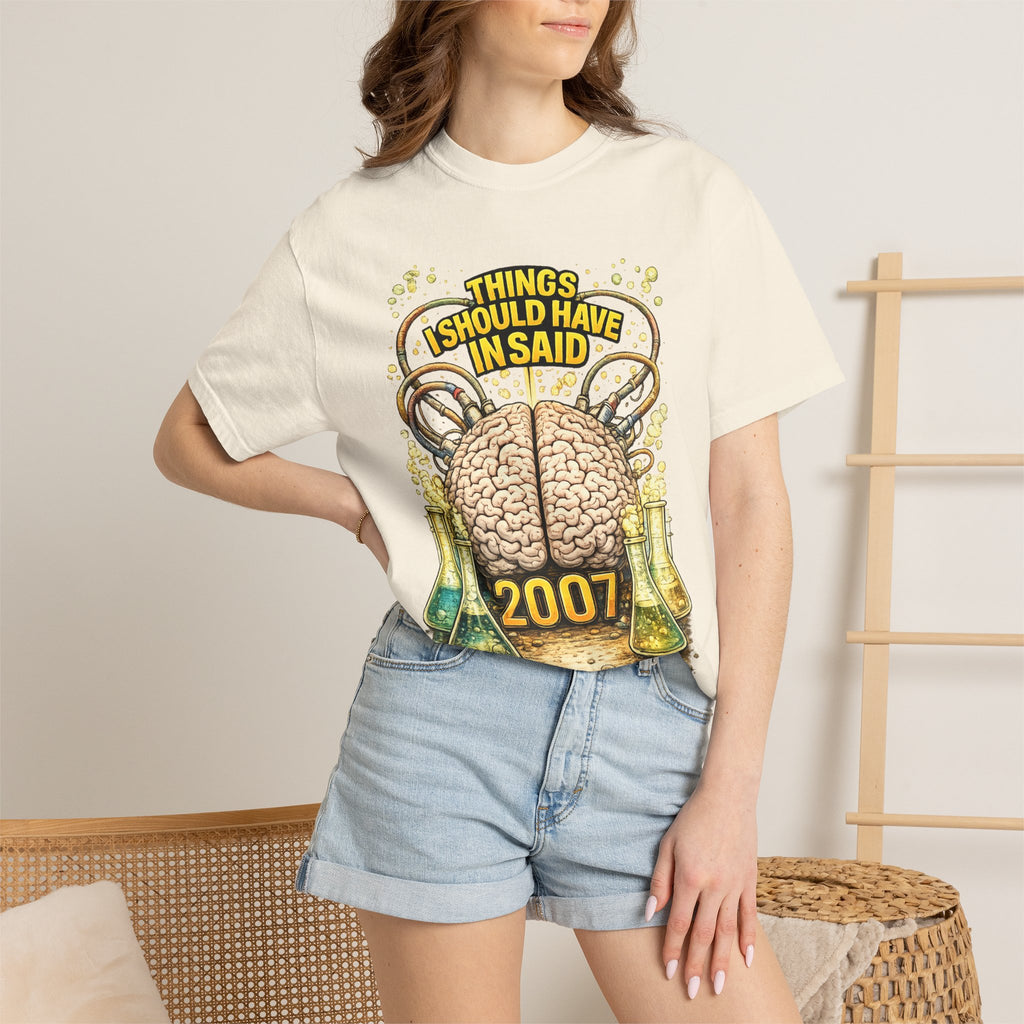 T-Shirt — "Things I Should Have Said" 2007 Brain & Beakers Graphic Tee