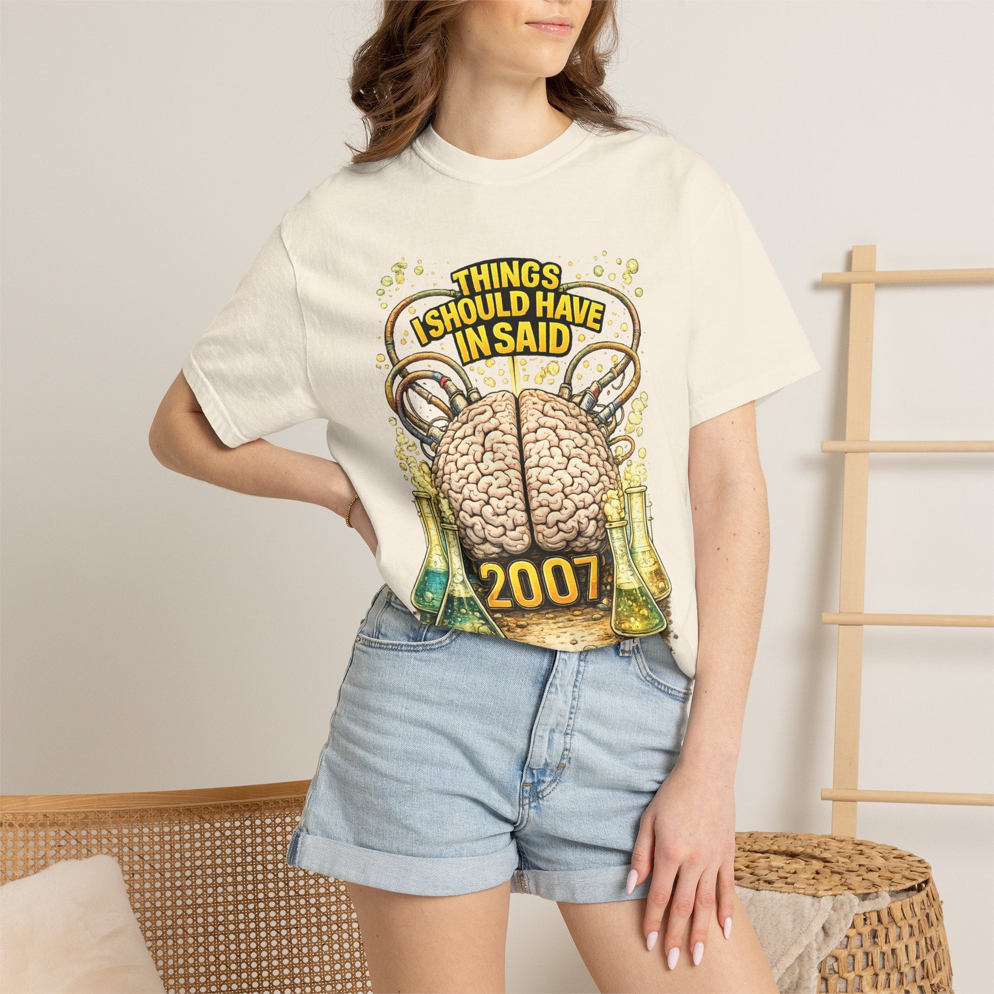 T-Shirt — "Things I Should Have Said" 2007 Brain & Beakers Graphic Tee