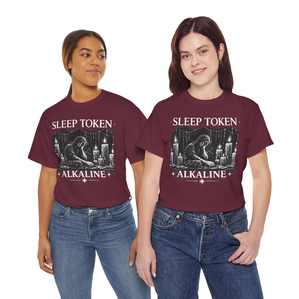 Sleep Token Alkaline Shirt Gothic Alternative Band Inspired Graphic Tee Unisex Heavy Cotton T Shirt Metal Music Fan Gift