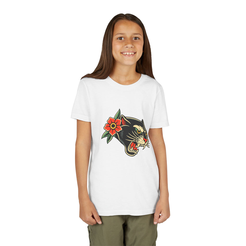 Youth Traditonal Tattoo Panther Short Sleeve Tee