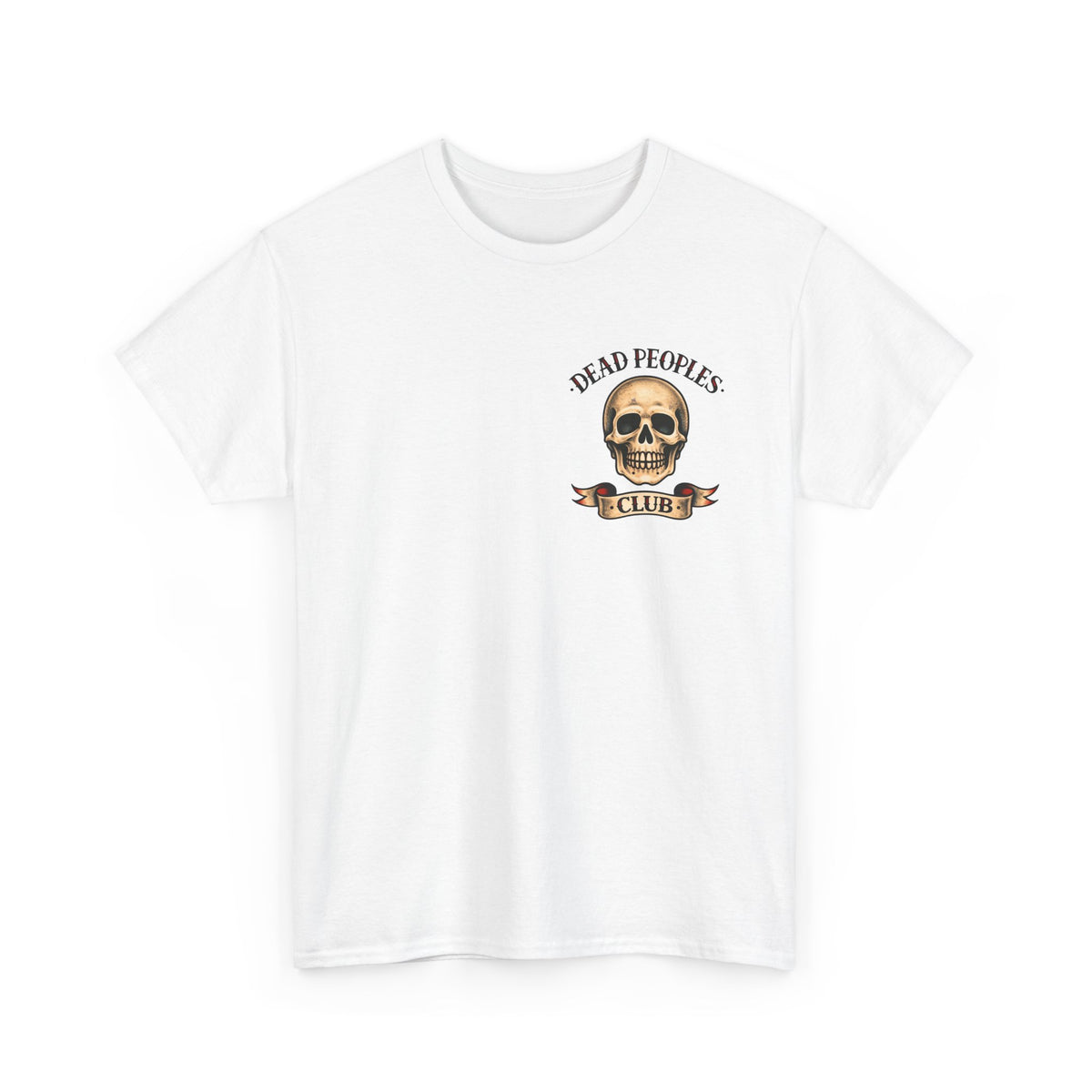 T-Shirt — “I Wish You Were Here” Tombstone Skull Vintage Graphic Tee
