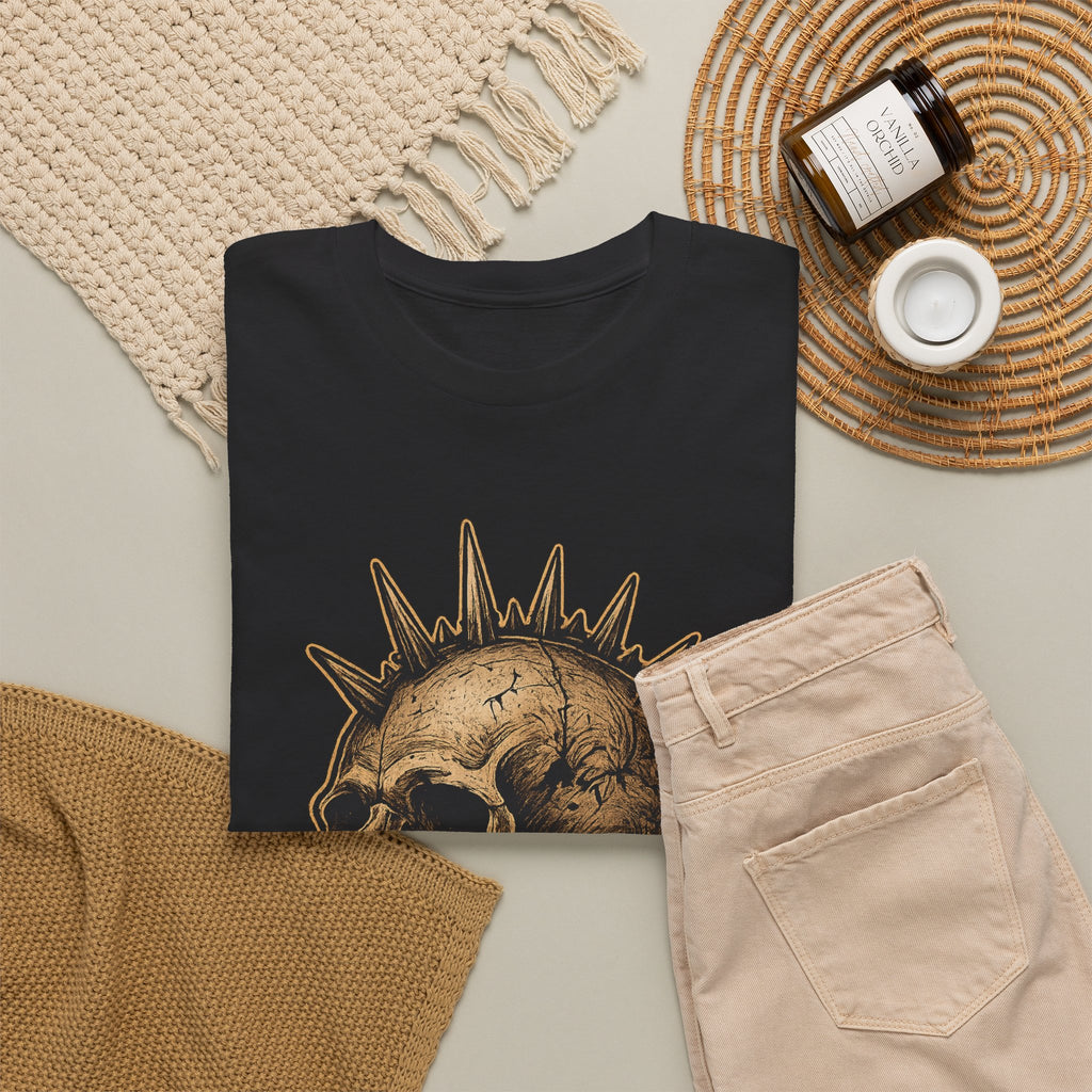 Punk Skull with Mohawk 19XX T-Shirt | Vintage Skull Tee