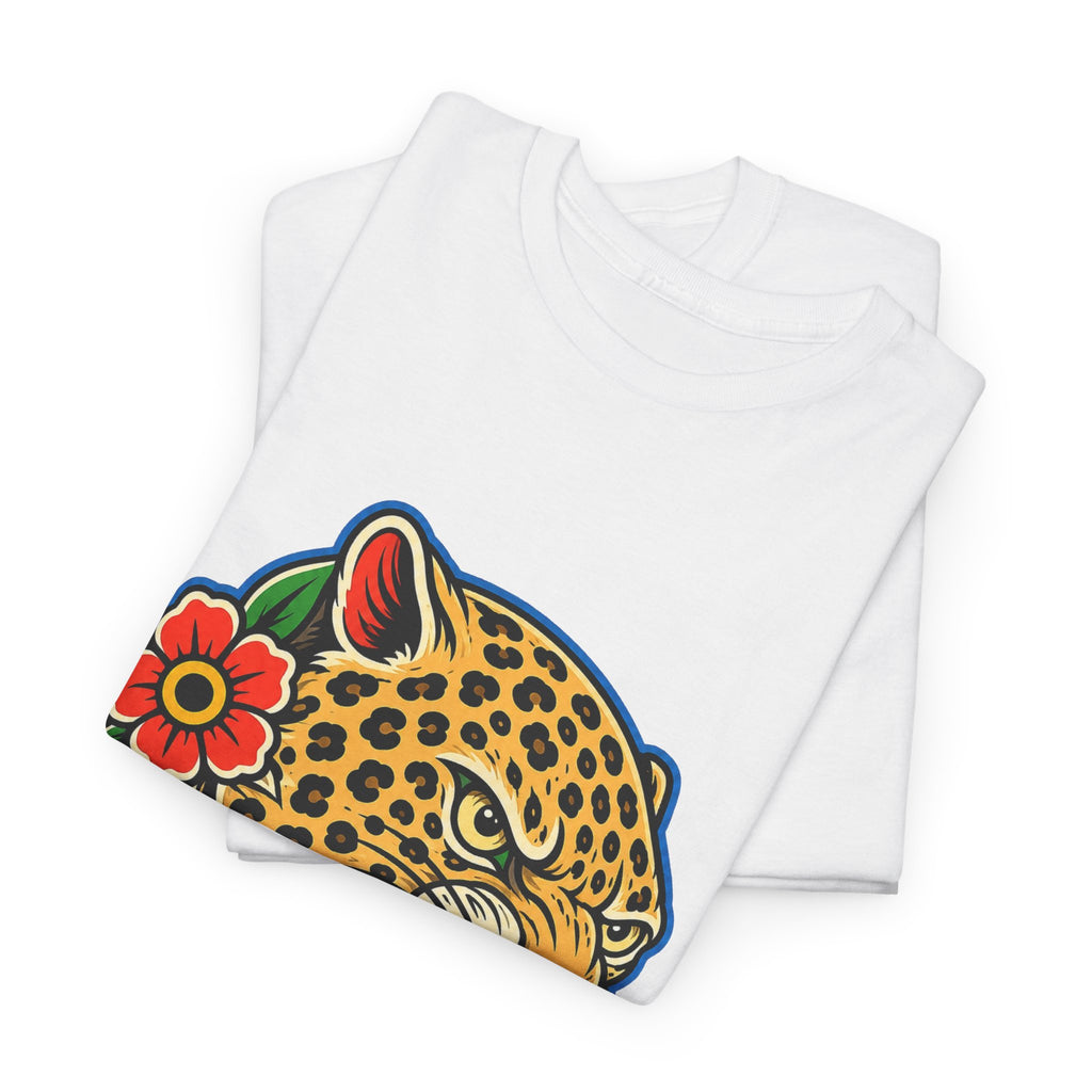 Leopard Graphic Tee Tattoo Inspired Shirt Streetwear T Shirt Alternative Fashion Leopard Shirt Biker Style Unisex Graphic Tee