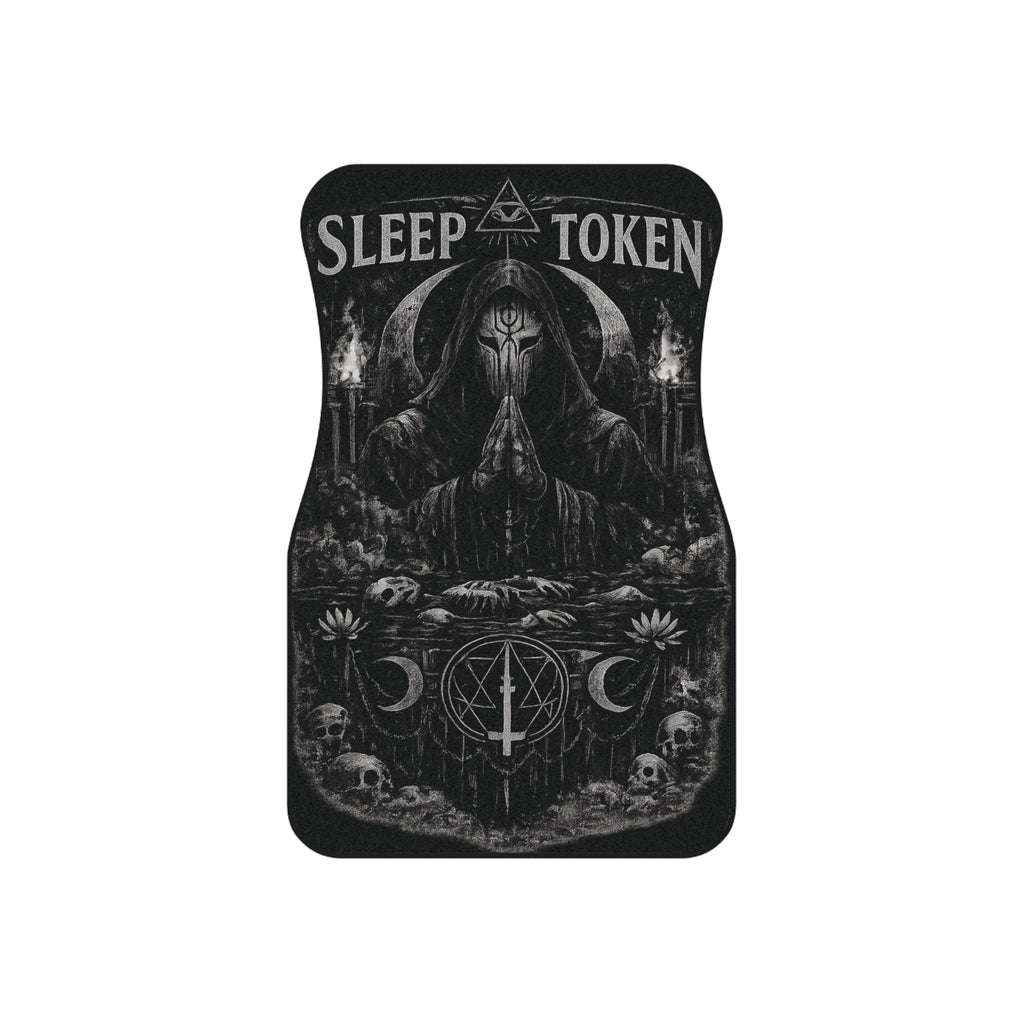Sleep Token Gothic Hooded Figure Car Mats | Front Floor Mats