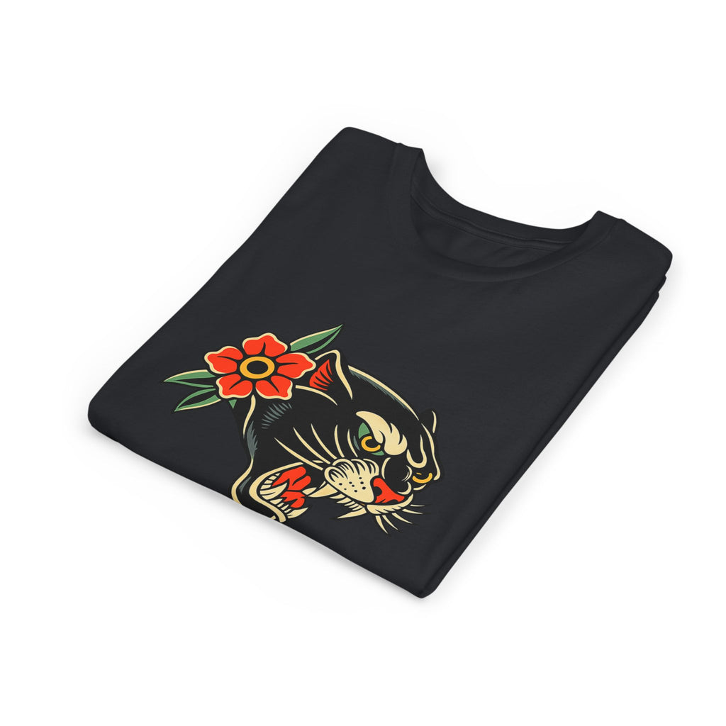 Youth Traditonal Tattoo Panther Short Sleeve Tee