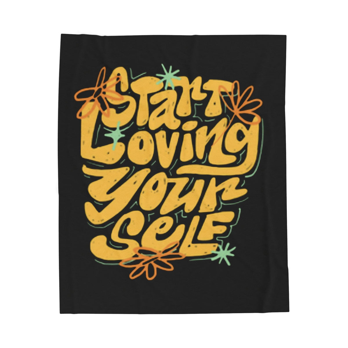Start Loving Yourself Premium Fleece Blanket