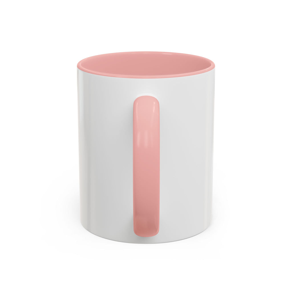 Cute Cat Coffee Mug  Playful White Cat with Tropical Leaf Accent 11oz 15oz