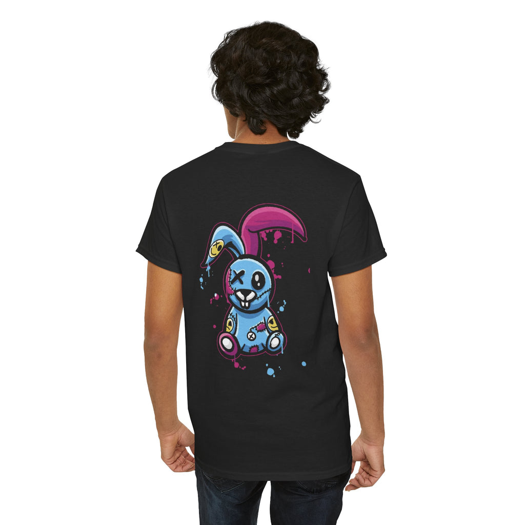 Creepy Plush Bunny Tee Alt Gothic Streetwear