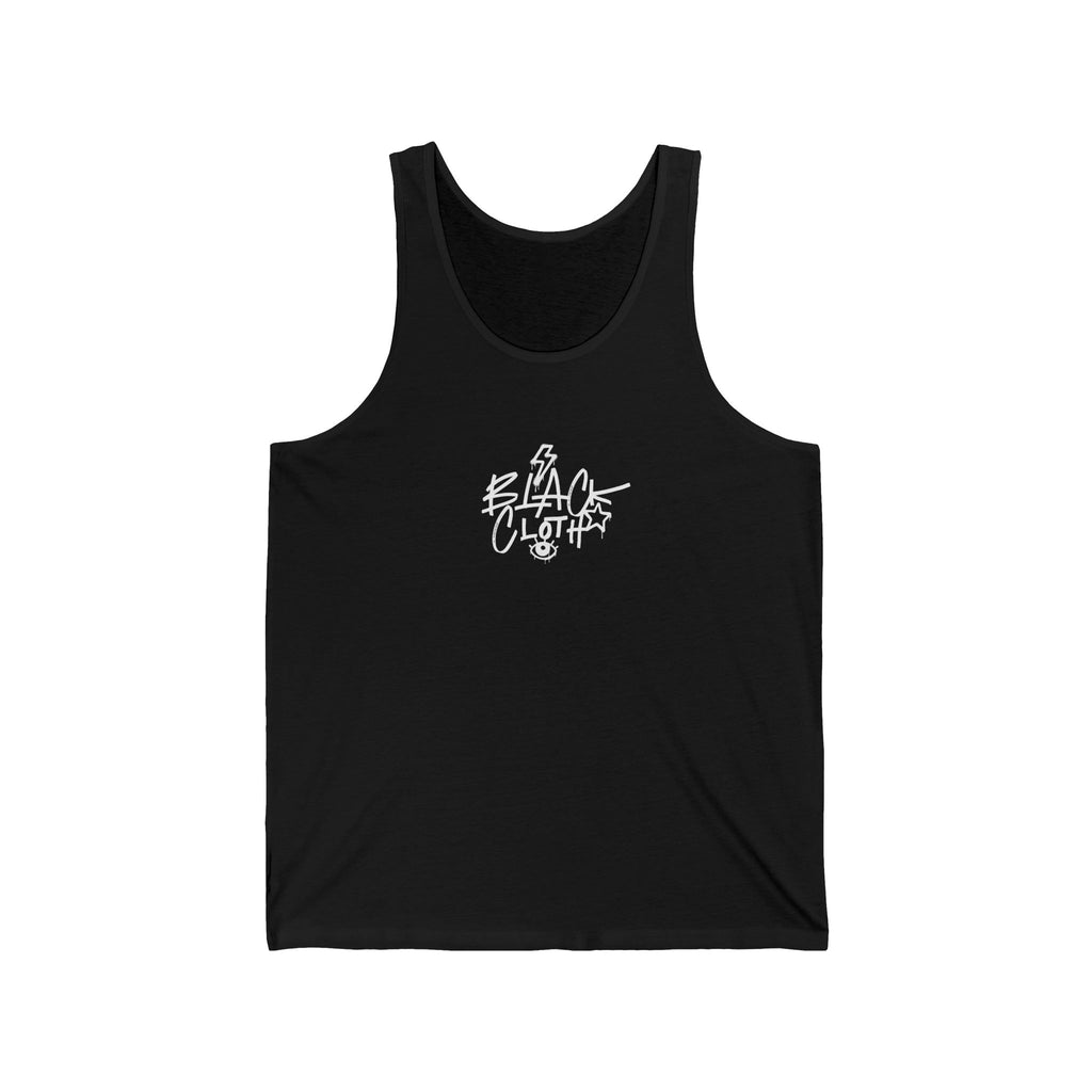 Black Cloth  Skull Floral Tank — Mystic Moon Witchy Graphic Tank Top