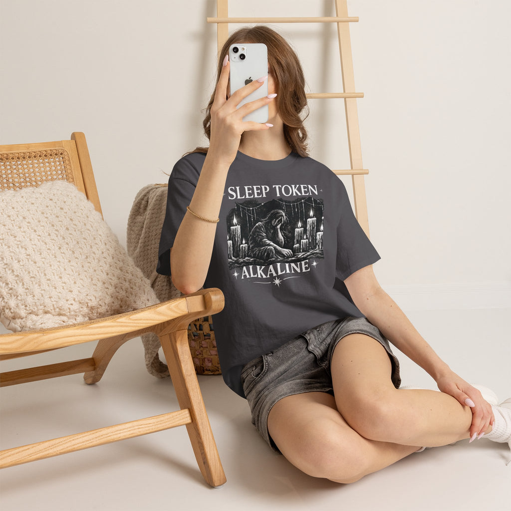 Sleep Token Alkaline Shirt Gothic Alternative Band Inspired Graphic Tee Unisex Heavy Cotton T Shirt Metal Music Fan Gift