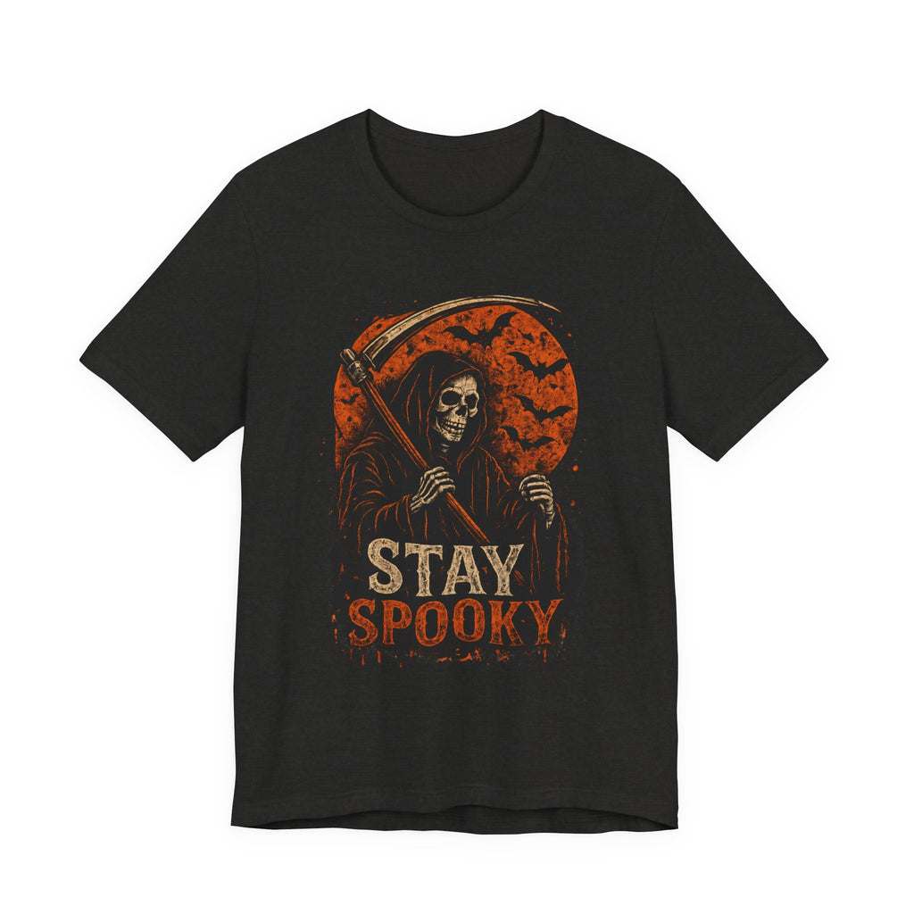 Stay Spooky Grim Reaper Tee — Halloween Graphic T-Shirt