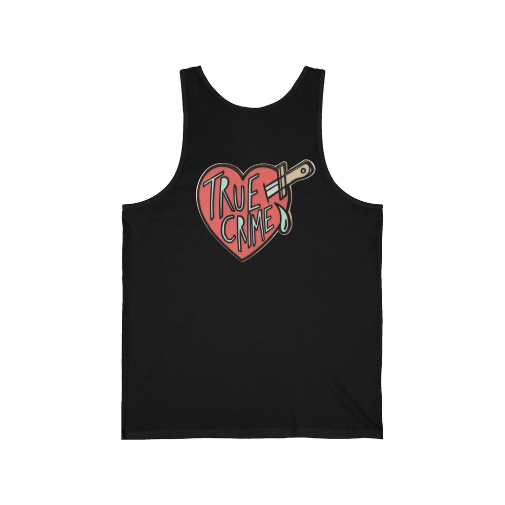 True Crime Heart Tank Top – True Crime Fan Graphic Tank