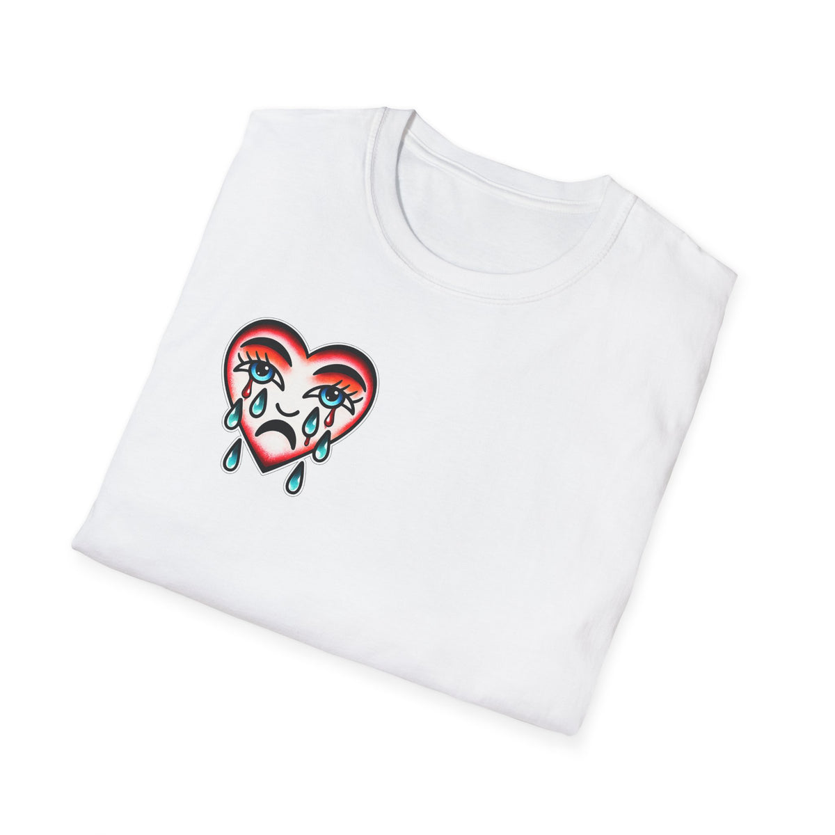 Loyalty Is Rare Graphic Tattoo Inspired Streetwear Shirt Retro Crying Heart Tee Edgy Unisex T Shirt Alternative Fashion  Emotional Graphic