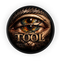 TOOL Inspired Eye Wall Clock 10 Inch Dark Aesthetic Clock Prog Rock Wall Decor Gothic Eye Clock Alternative Room Decor Gift for Music Fans