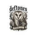 Deftones Diamond Eyes Sticker Gothic Owl Vinyl Decal Alternative Band Inspired Waterproof Laptop Water Bottle Sticker