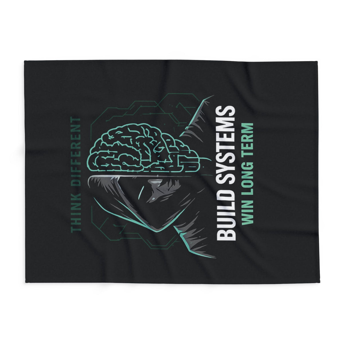 Build Systems. Win Long Term. Motivational Arctic Fleece Blanket