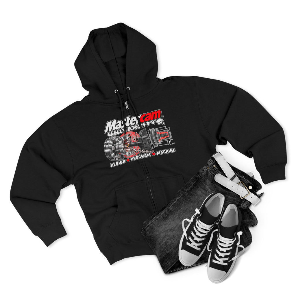 Mastercam University Zip Hoodie – Design • Program • Machine