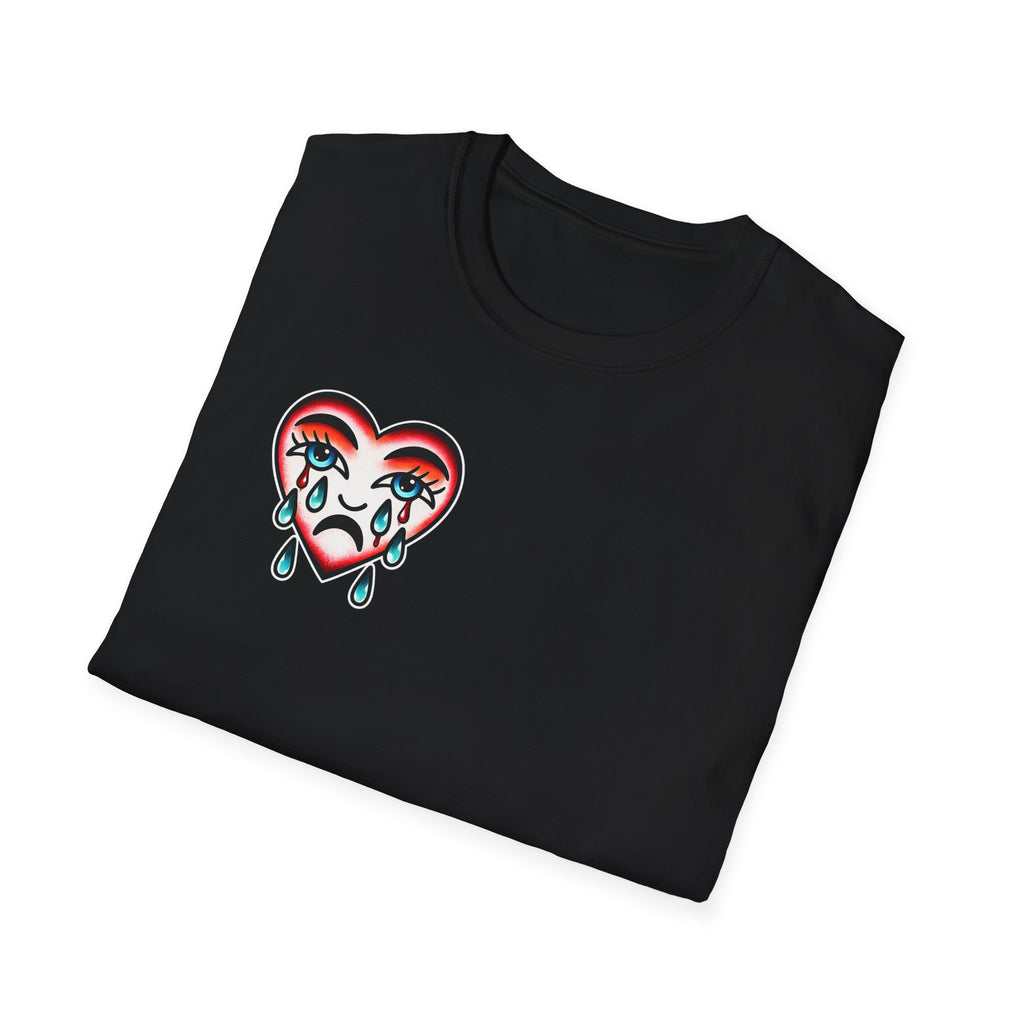 Loyalty Is Rare Graphic Tattoo Inspired Streetwear Shirt Retro Crying Heart Tee Edgy Unisex T Shirt Alternative Fashion  Emotional Graphic