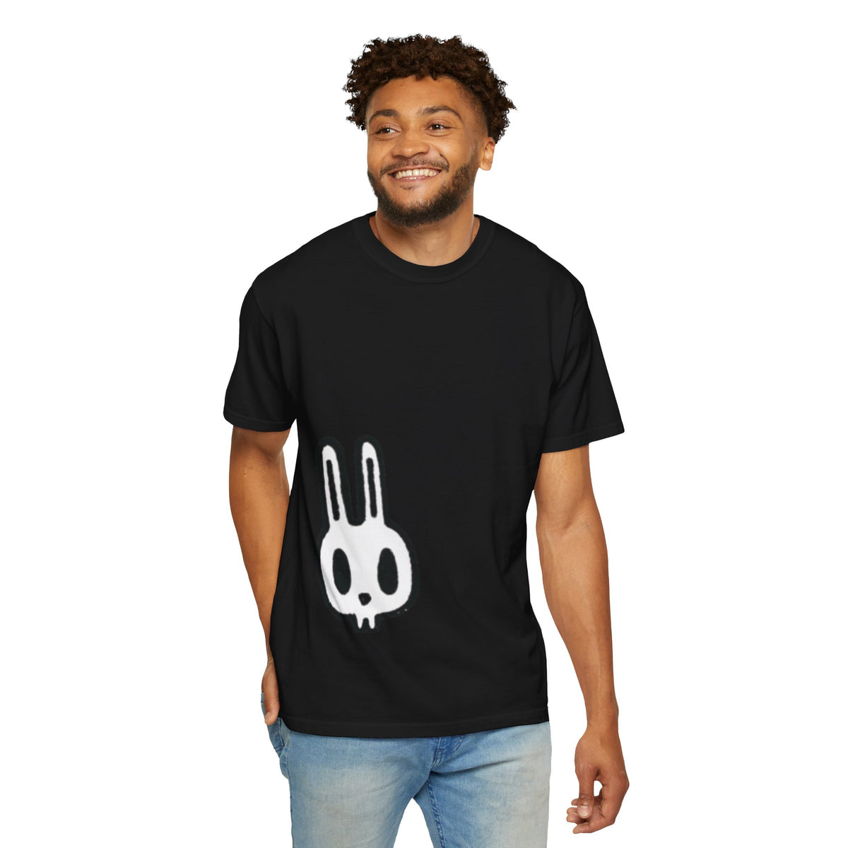 Skull Bunny Tee — Rabbit Graphic T-Shirt