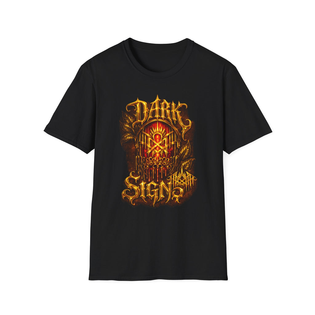 DARK SIGN Gothic Graphic T Shirt Red Alternative Streetwear Heavy Metal Aesthetic Tee Dark Fantasy Shirt Unisex Punk Grunge Apparel