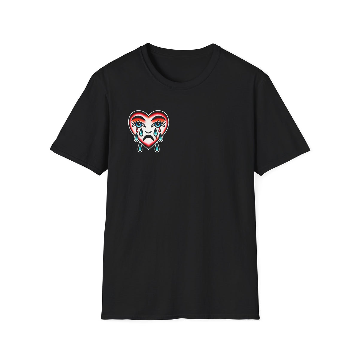 Loyalty Is Rare Graphic Tattoo Inspired Streetwear Shirt Retro Crying Heart Tee Edgy Unisex T Shirt Alternative Fashion  Emotional Graphic