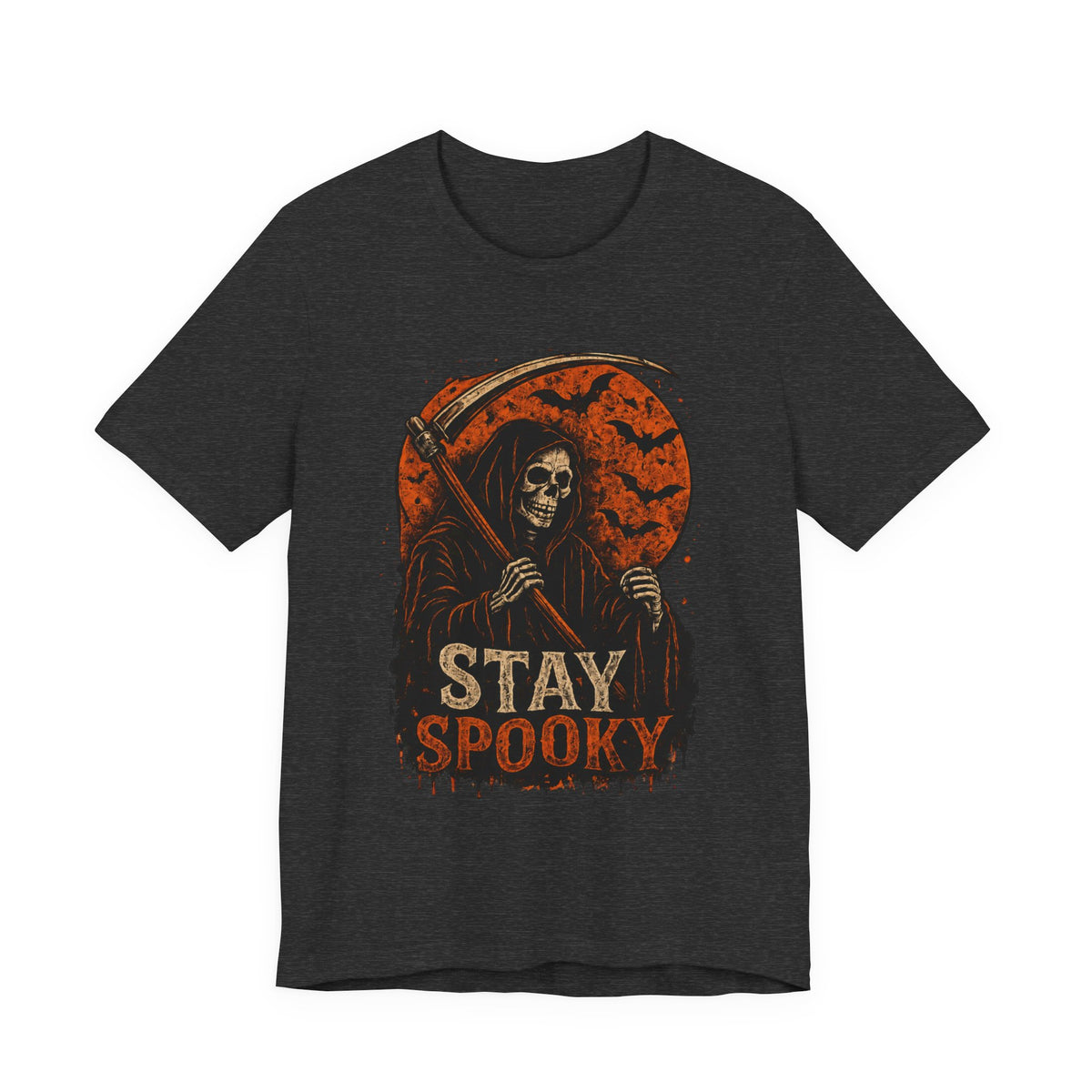 Stay Spooky Grim Reaper Tee — Halloween Graphic T-Shirt
