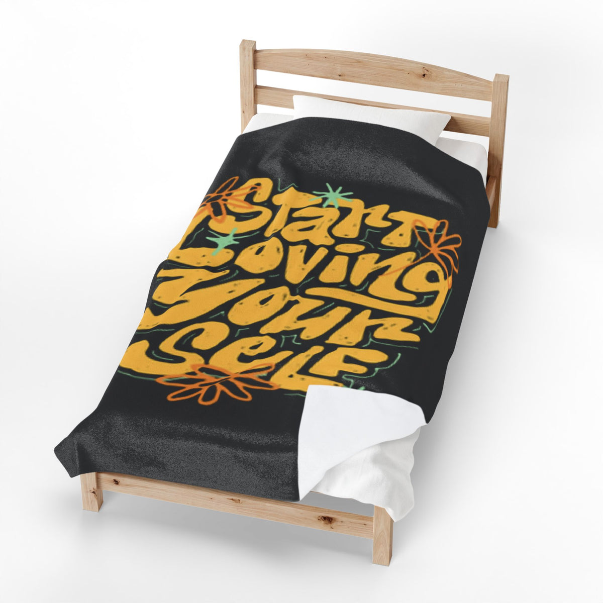 Start Loving Yourself Premium Fleece Blanket