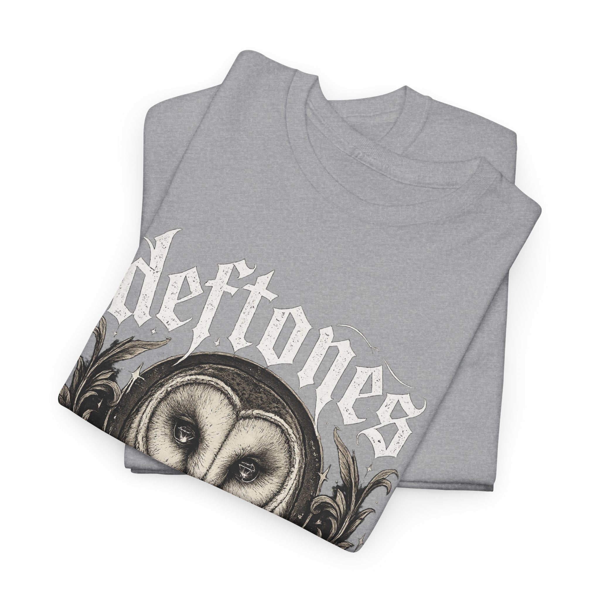 Deftones Diamond Eyes Owl Shirt Vintage Tattoo Style Band Tee Gothic Barn Owl Graphic T Shirt Alternative Streetwear Unisex Tee